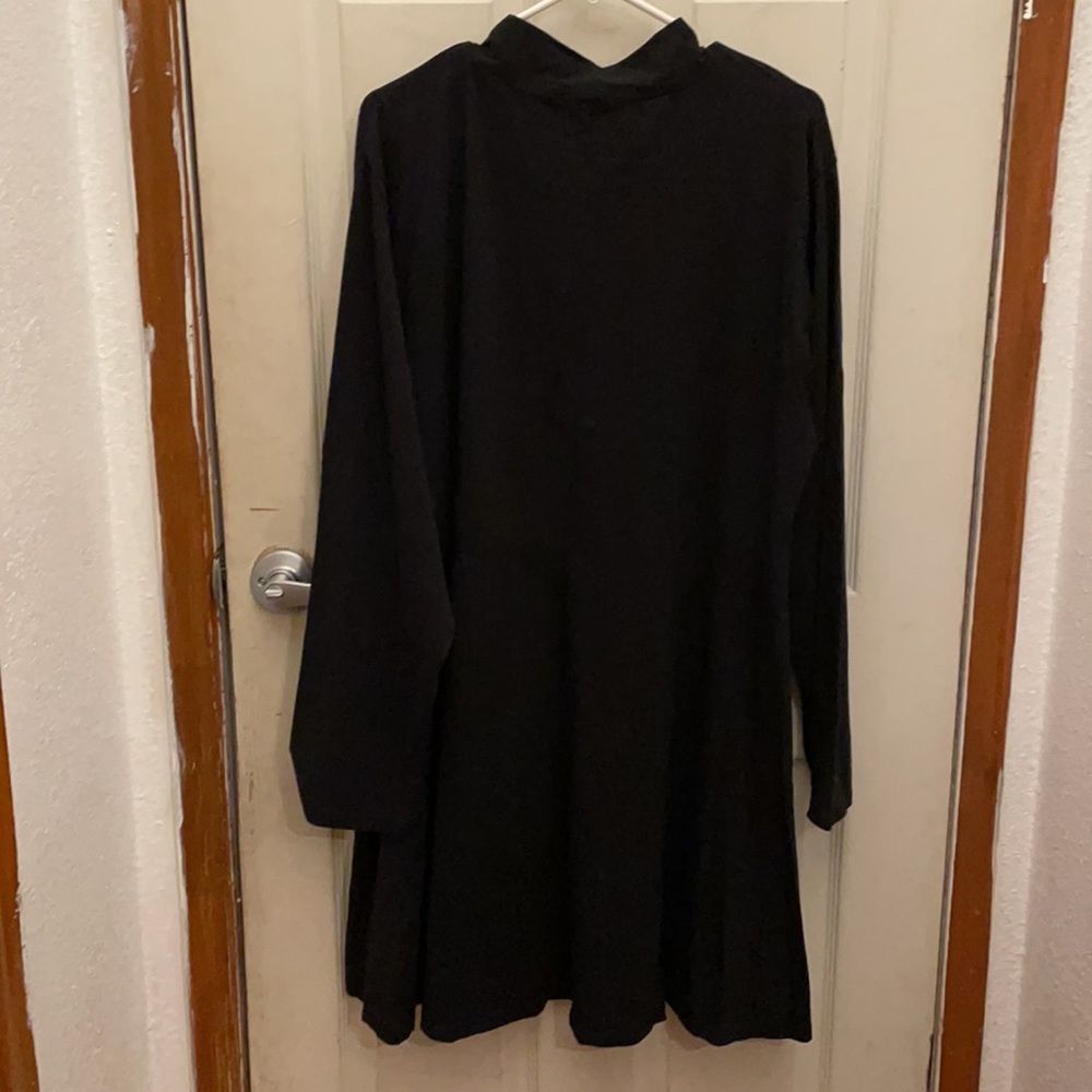 High neckline, long sleeve t-shirt dress - Box 2 - Picture 3 of 3